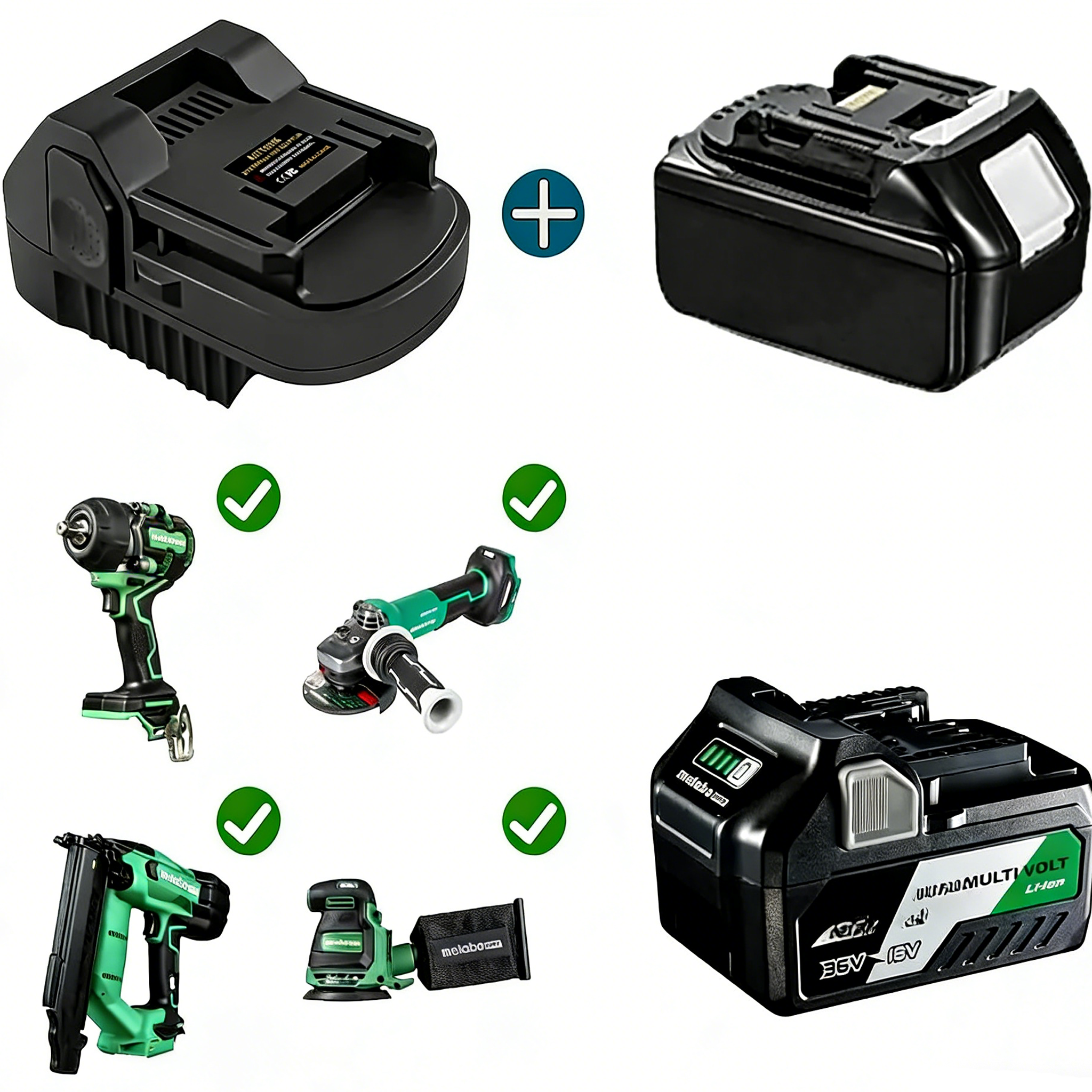 Power Tools Hikoki - Converter for Makita to for Hitachi