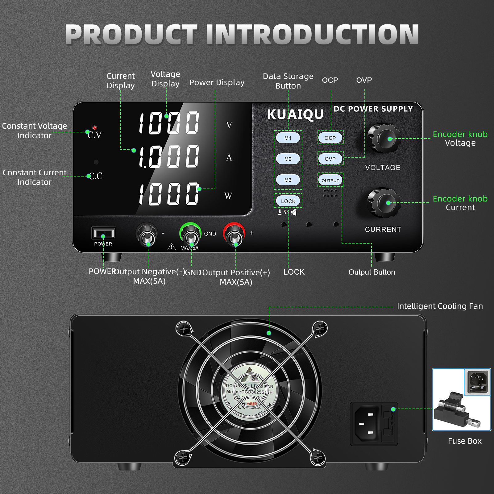 KUAIQU 1000V/800V/600V/400V 1A - Power Tools Repairs ulasan dan harga