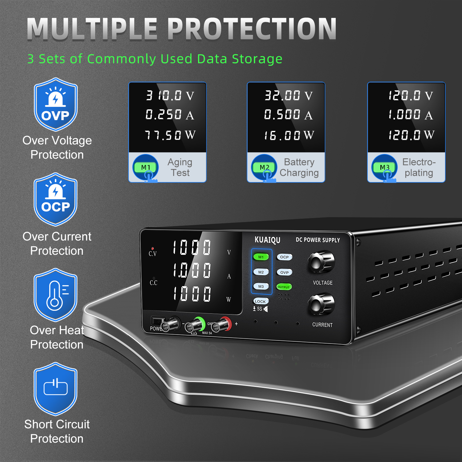 KUAIQU 1000V/800V/600V/400V 1A - Power Tools Repairs ulasan dan harga