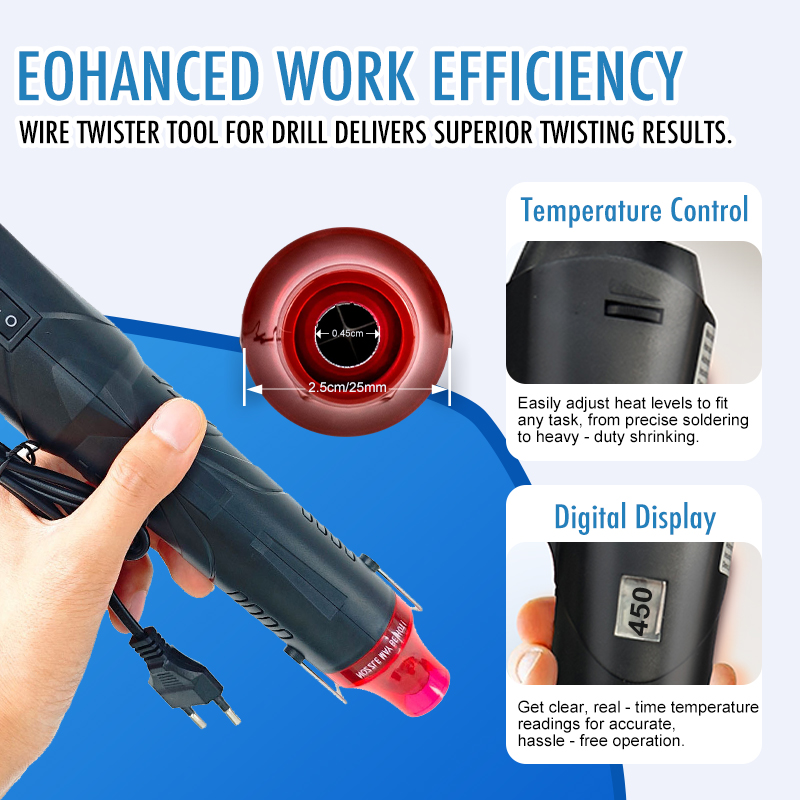 220V Hot Air Gun Soldering Tem - Heat Gun Variable ulasan dan harga