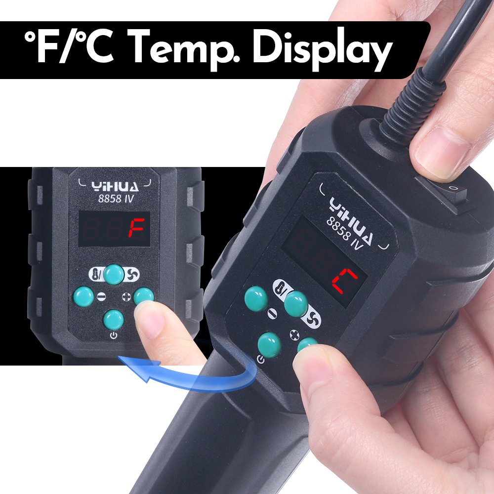 YIHUA Hot Air Gun Temperature  - Heat Gun Variable ulasan dan harga