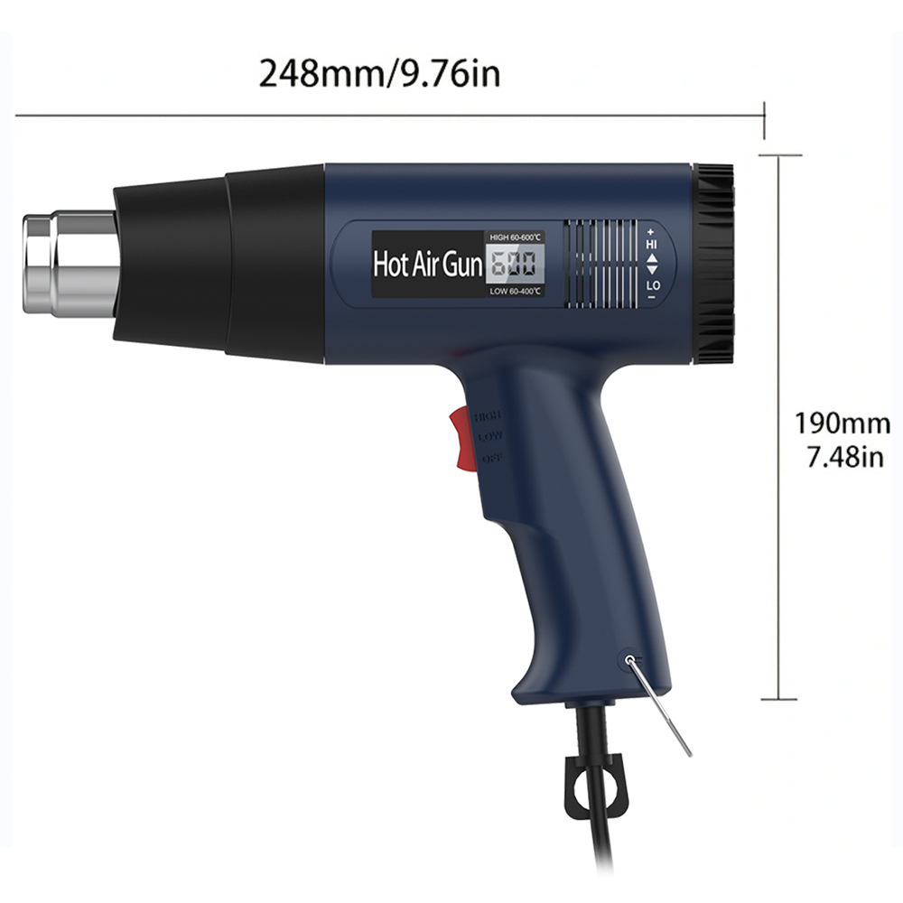 220V 2000W Electric Heater Hea - Heat Gun Variable ulasan dan harga