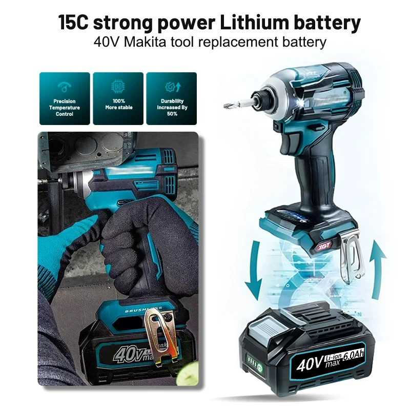 High quality 6.0Ah Li-ion repl - Makita Power Tools Xgt ulasan dan harga