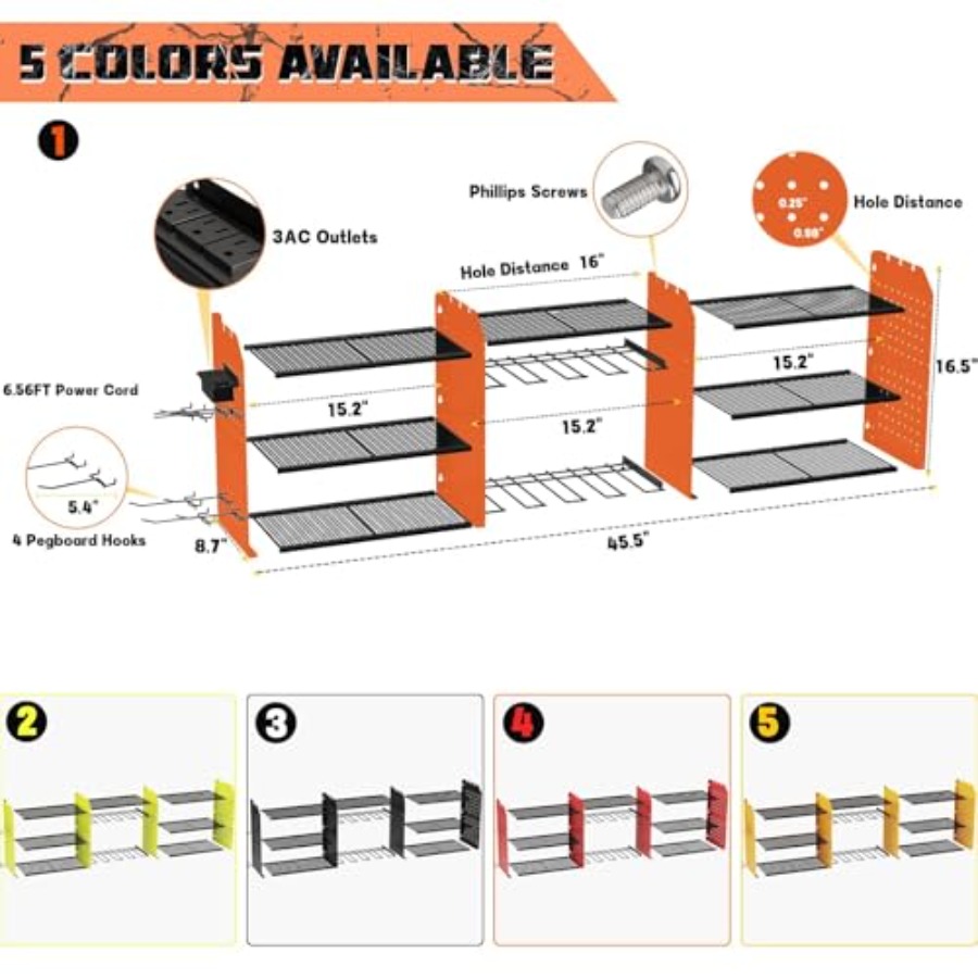 Power Tool Organizer with Char - Power Tools Toolstation ulasan dan harga