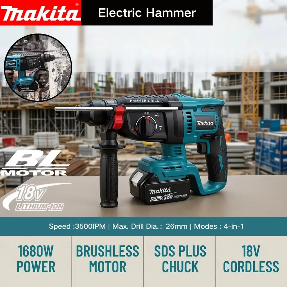 Makita 26MM Brushless Electric - Power Tools Repairs ulasan dan harga