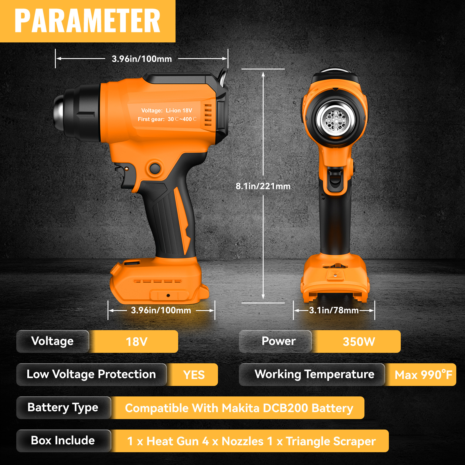 Cordless Heat Gun For Dewalt 1 - Heat Gun Variable ulasan dan harga