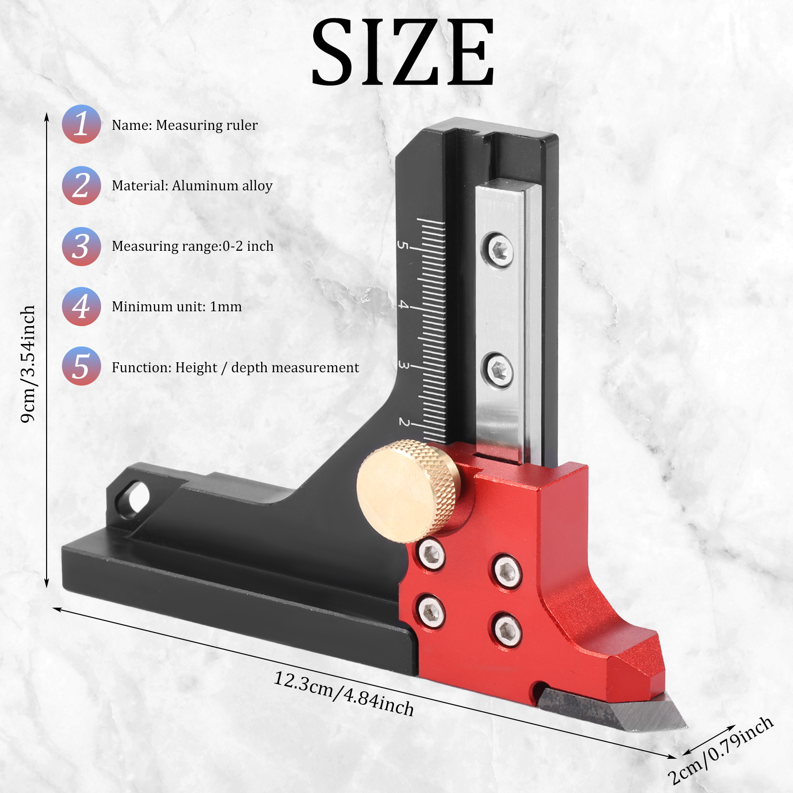 Woodworking Height Gauge DIY A - Scroll Saw Bench ulasan dan harga