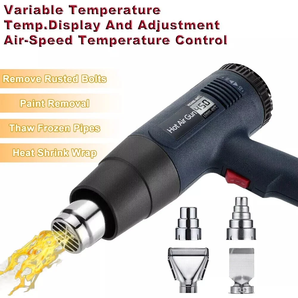2000W Electric Heat Gun With L - Heat Gun Variable ulasan dan harga