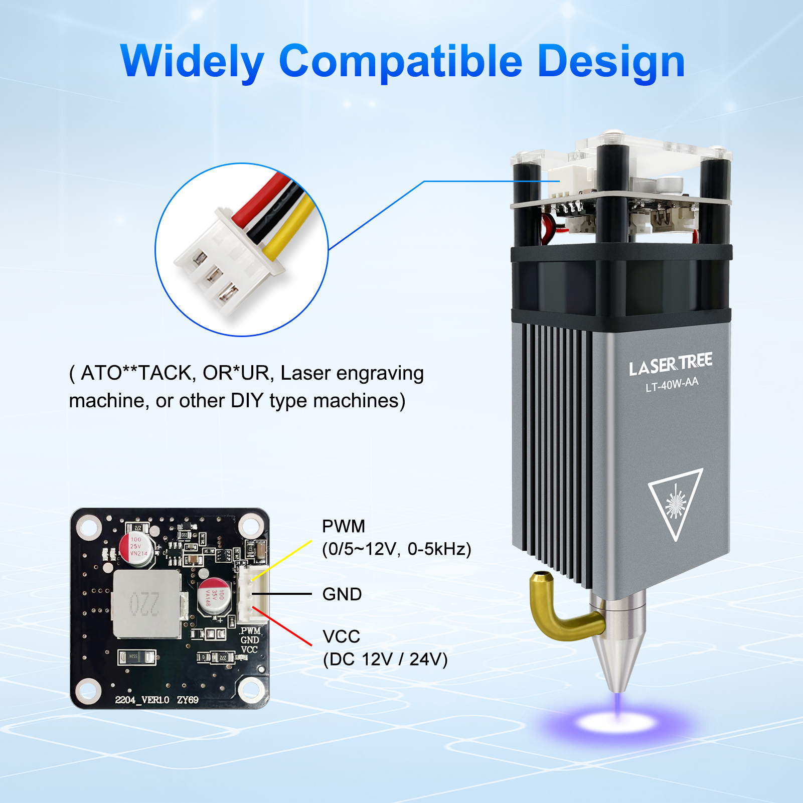 40W laser engraving module 450 - Power Tools Machine ulasan dan harga