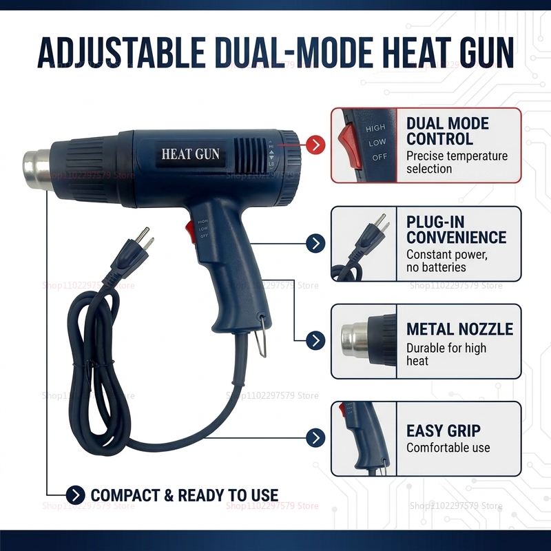 New Hot air Gun 2500W Variable - Heat Gun Variable ulasan dan harga
