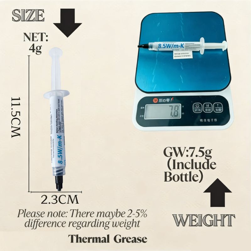 8.5w/m·k Thermal Paste Heat Co - Power Tools Grease ulasan dan harga