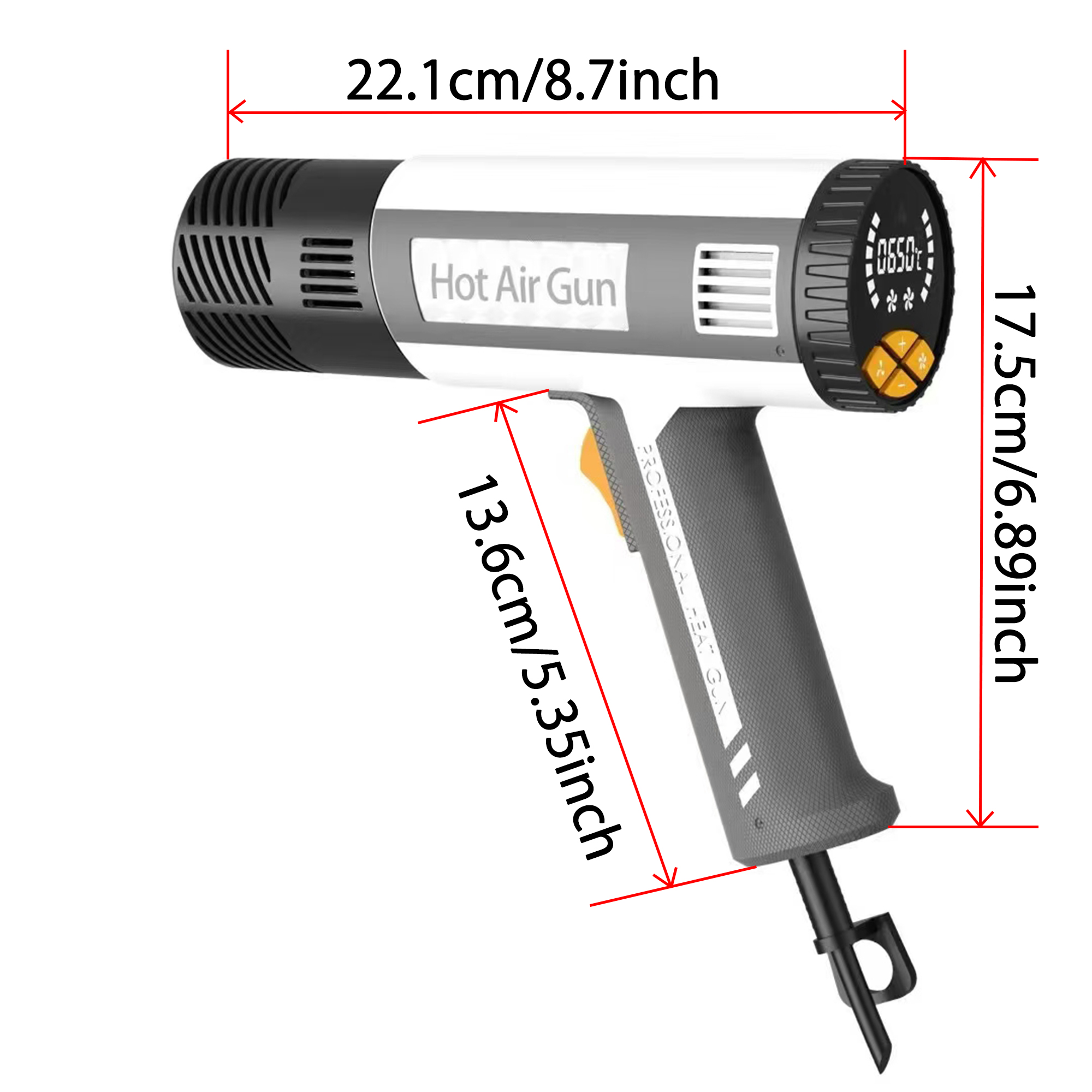 Heat Gun 60℃- 650℃ Fast Heatin - Heat Gun Variable ulasan dan harga