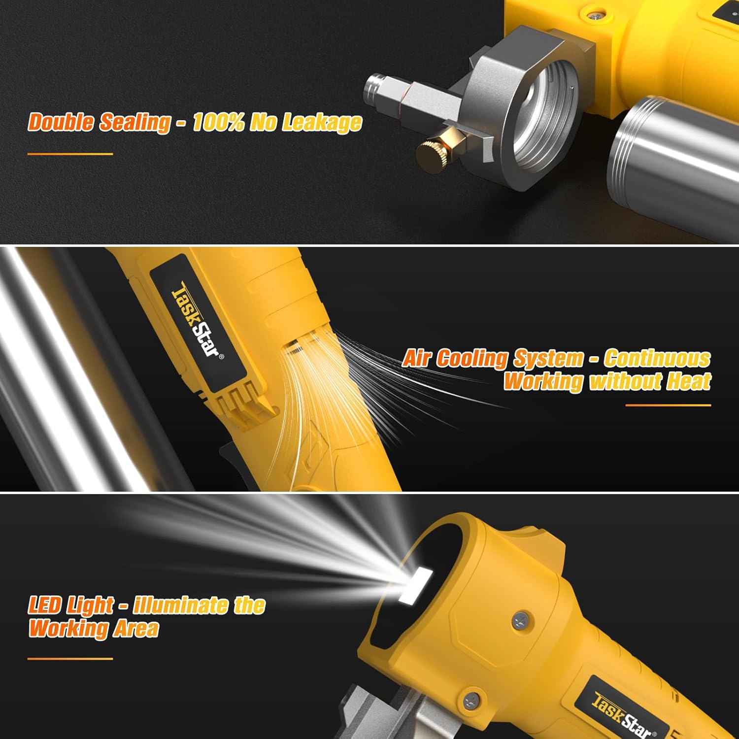 Taskstar Electric Grease Gun K - Power Tools Grease ulasan dan harga