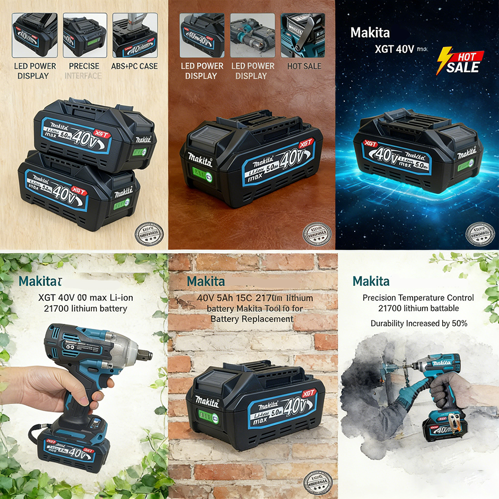 Original Makita 40V 5.0Ah 2170 - Makita Power Tools Xgt ulasan dan harga