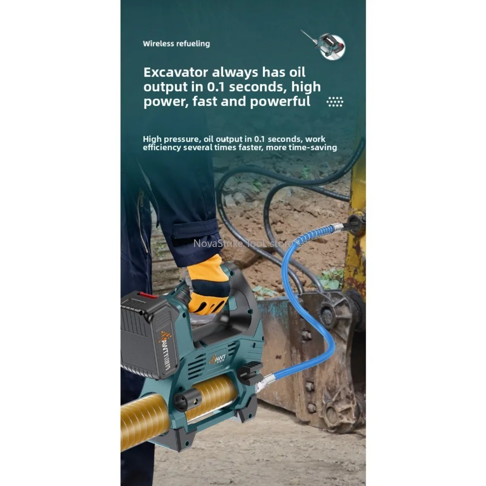 Brushless 600CC Electric Greas - Power Tools Grease ulasan dan harga