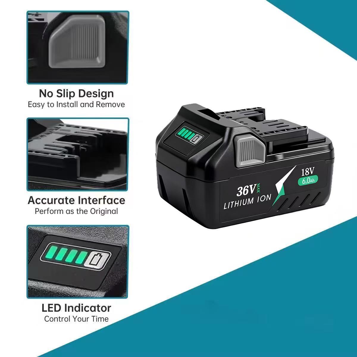 Original 36V /18V 6.0Ah Batter - Power Tools Hikoki ulasan dan harga