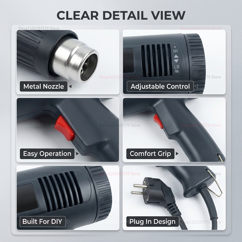 new hot air gun 2500W variable - Heat Gun Variable ulasan dan harga