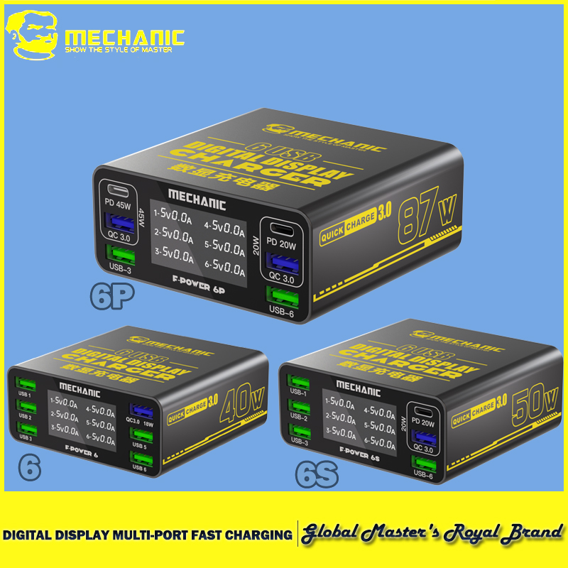 MECHANIC 6-Port USB fast charg - Power Tools Toolstation ulasan dan harga